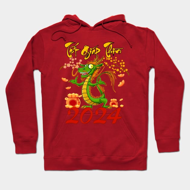 TET GIAP THIN Happy Vietnamese Traditional New Year 2024 Hoodie by _So who go sayit_